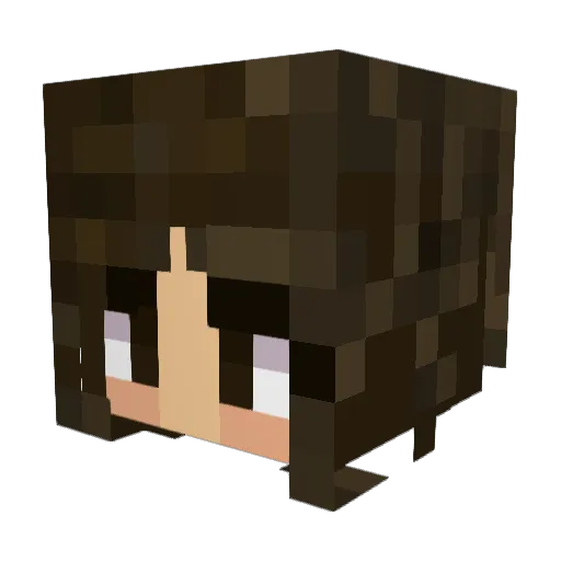 j0e_m4m4_ Minecraft avatar head, 3D render