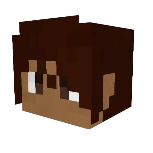 j0leander Minecraft avatar head, 3D render