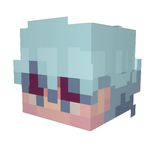 j0nijoni Minecraft avatar head, 3D render
