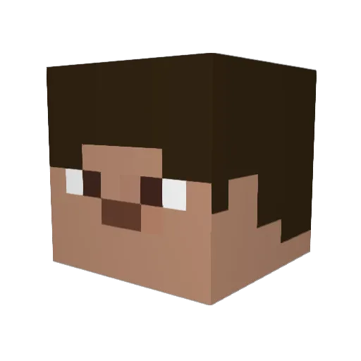 j0nni_7 Minecraft avatar head, 3D render