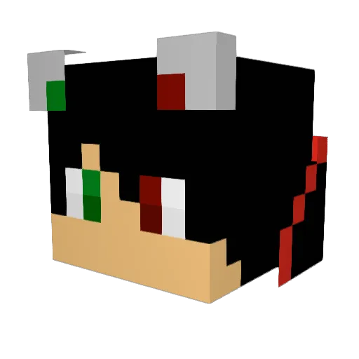 j0rdgubbe09 Minecraft avatar head, 3D render