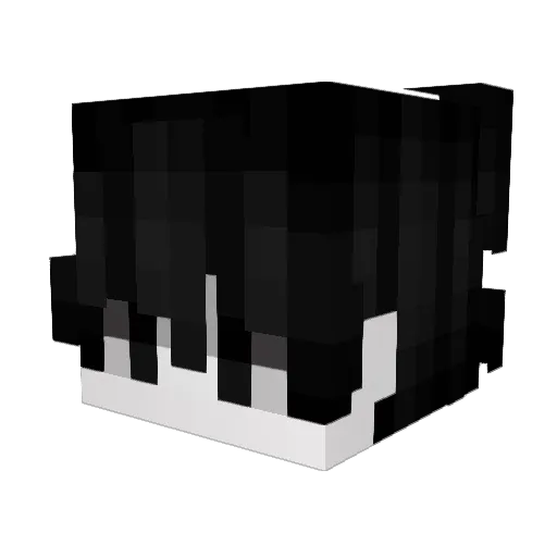 j1nff Minecraft avatar head, 3D render