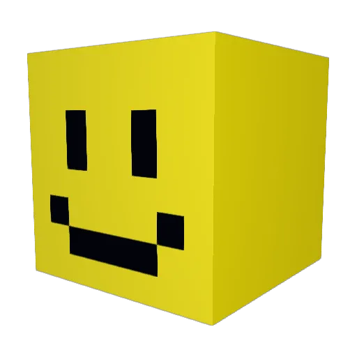 j2curry_07 Minecraft avatar head, 3D render