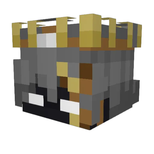 j2nr Minecraft avatar head, 3D render