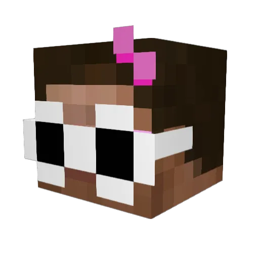 j3backapusi Minecraft avatar head, 3D render