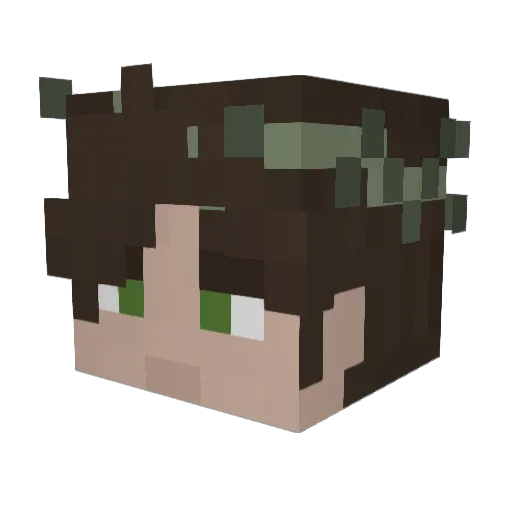 j3mim8 Minecraft avatar head, 3D render