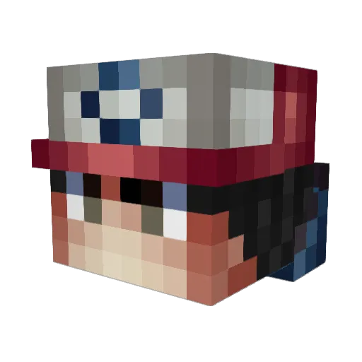 j3ster660 Minecraft avatar head, 3D render