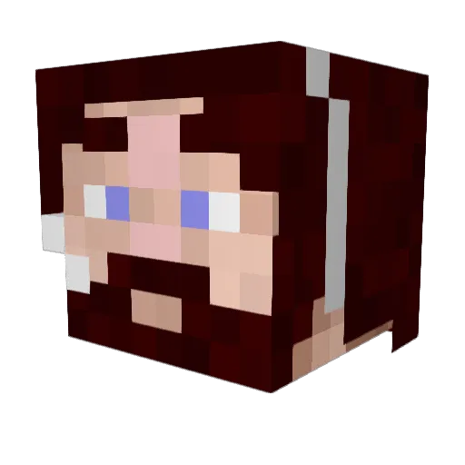 j3sus96 Minecraft avatar head, 3D render