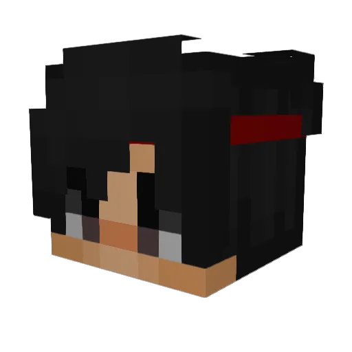 j4cobi Minecraft avatar head, 3D render