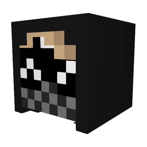 j4dez_ Minecraft avatar head, 3D render