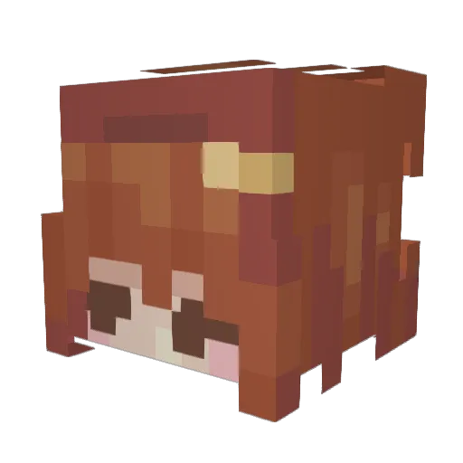 j4dyn Minecraft avatar head, 3D render
