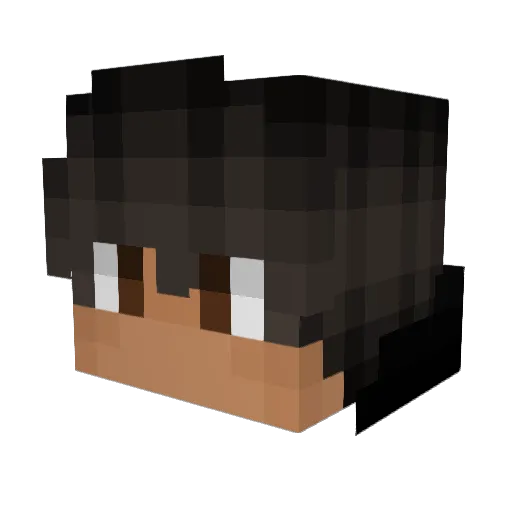 j4ke24 Minecraft avatar head, 3D render