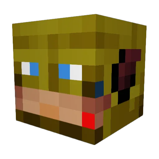 j4mes51 Minecraft avatar head, 3D render