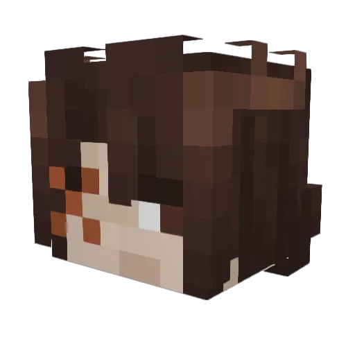 j4mloon909 Minecraft avatar head, 3D render