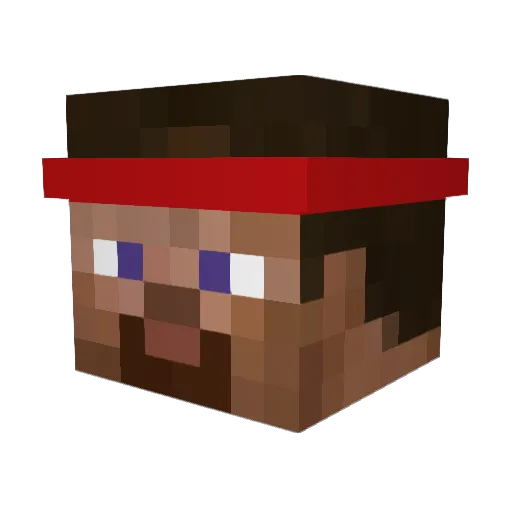 j4ui Minecraft avatar head, 3D render