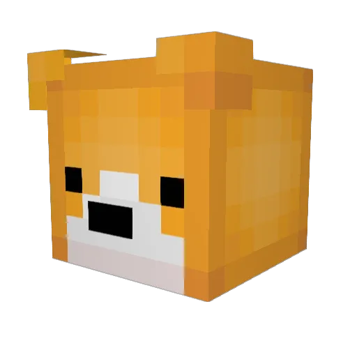 j7357923 Minecraft avatar head, 3D render