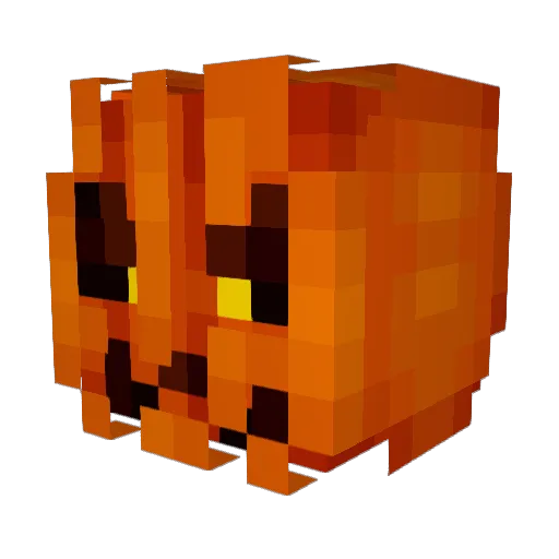 j7ik Minecraft avatar head, 3D render