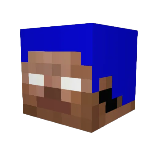 jAvVieR2 Minecraft avatar head, 3D render