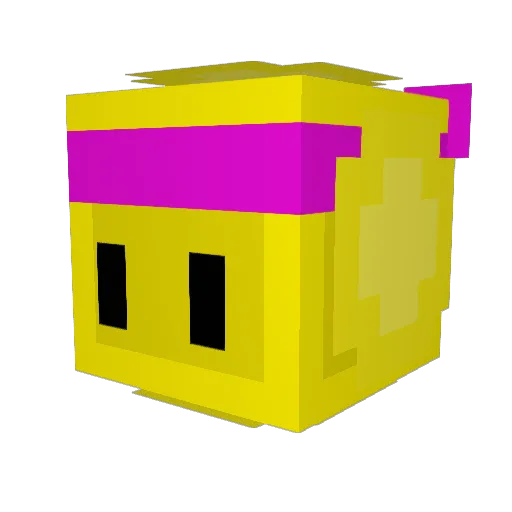 jBirdFace Minecraft avatar head, 3D render