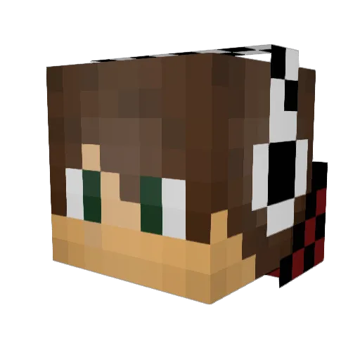 jSchmiez Minecraft avatar head, 3D render