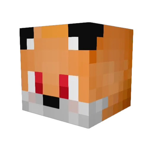 jTitus Minecraft avatar head, 3D render