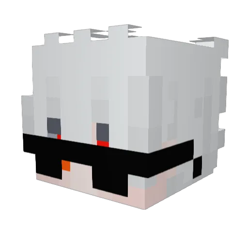 jZayN1063 Minecraft avatar head, 3D render