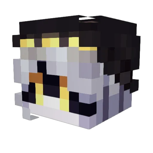 j_bubba Minecraft avatar head, 3D render