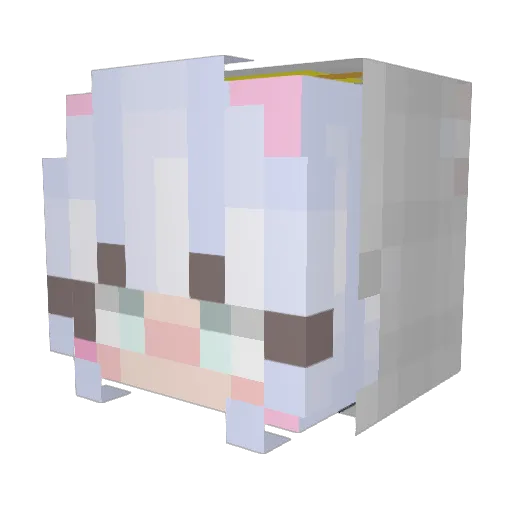 j_pen1044 Minecraft avatar head, 3D render