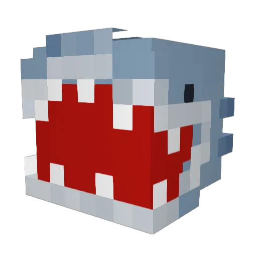j_rusty Minecraft avatar head, 3D render