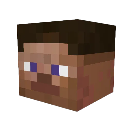 j_stn Minecraft avatar head, 3D render