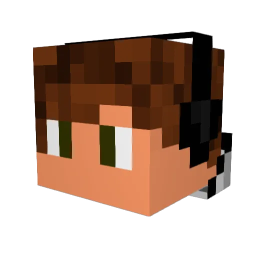 jaaascha Minecraft avatar head, 3D render