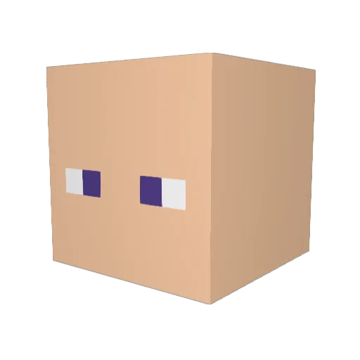 jaack9 Minecraft avatar head, 3D render