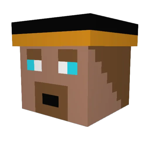 jaacob48 Minecraft avatar head, 3D render