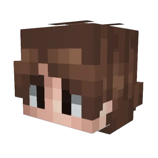 jaamey Minecraft avatar head, 3D render