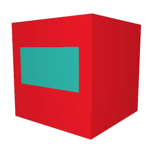 jaami Minecraft avatar head, 3D render