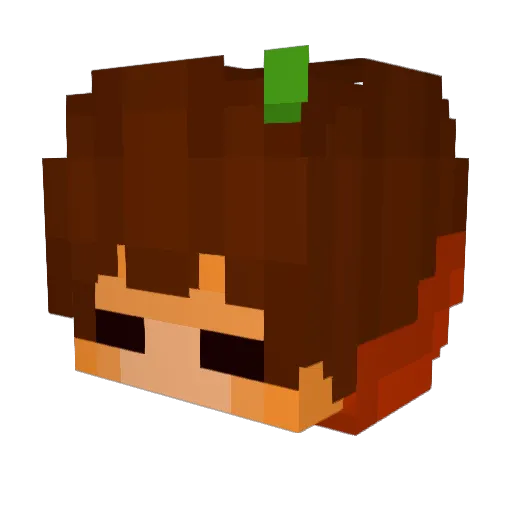 jaamongg Minecraft avatar head, 3D render