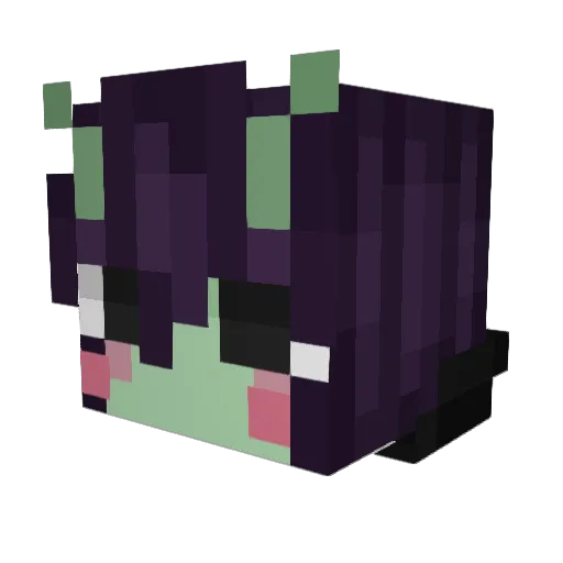 jabarooni Minecraft avatar head, 3D render