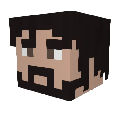 jabbathehutt201 Minecraft avatar head, 3D render