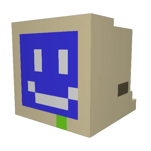 jabbatheleo Minecraft avatar head, 3D render