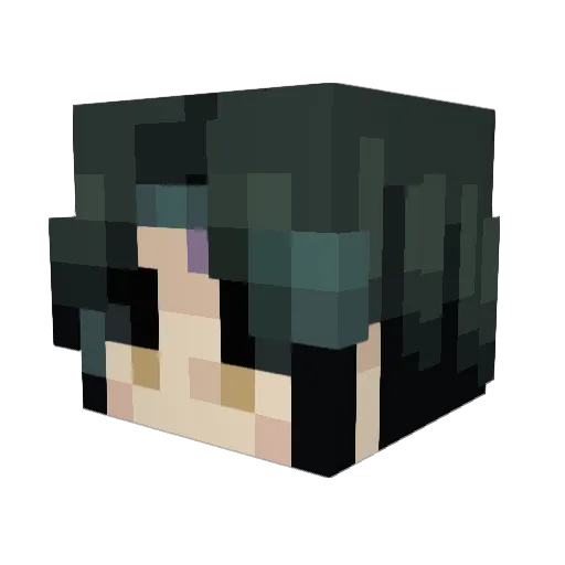 jabird100 Minecraft avatar head, 3D render