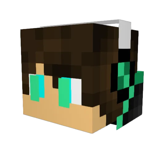 jable2380 Minecraft avatar head, 3D render