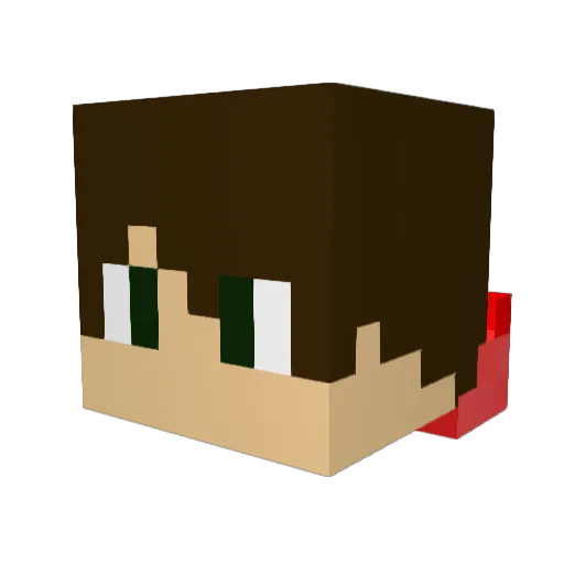 jabral_c Minecraft avatar head, 3D render