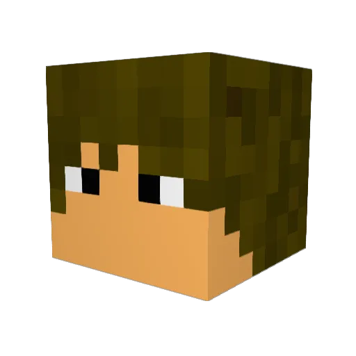 jac0123 Minecraft avatar head, 3D render