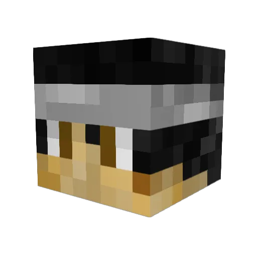 jac2020 Minecraft avatar head, 3D render