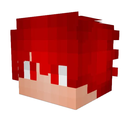 jacapareca Minecraft avatar head, 3D render