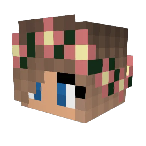 jacattack101 Minecraft avatar head, 3D render