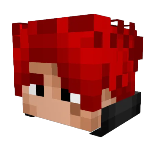 jace1116 Minecraft avatar head, 3D render