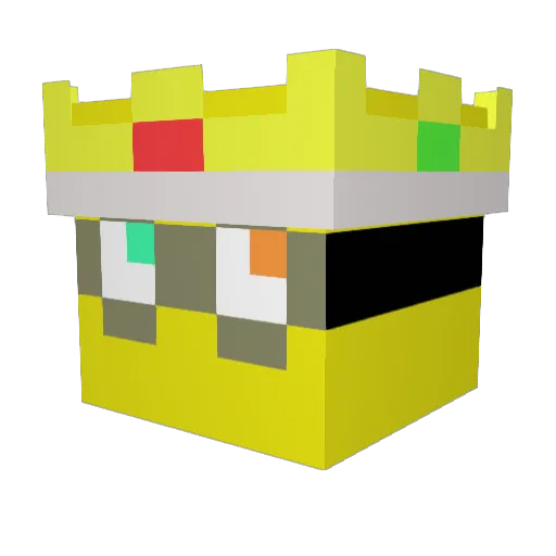 jace214 Minecraft avatar head, 3D render