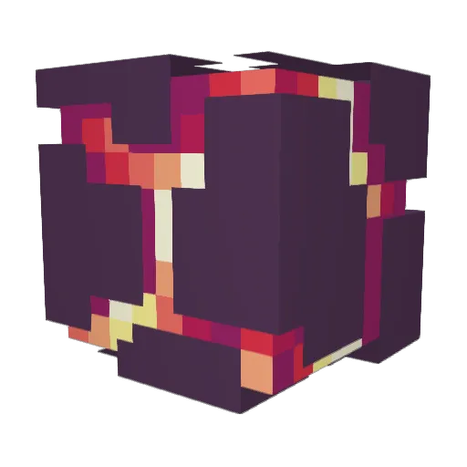 jaced Minecraft avatar head, 3D render