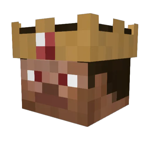 jacek_grande Minecraft avatar head, 3D render